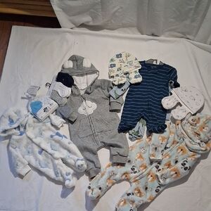 Carter's Baby Socks Set - Gray, White, and Navy